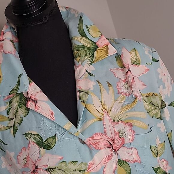 What if...? Sz XL blue with pink & yellow florals - Picture 2 of 8